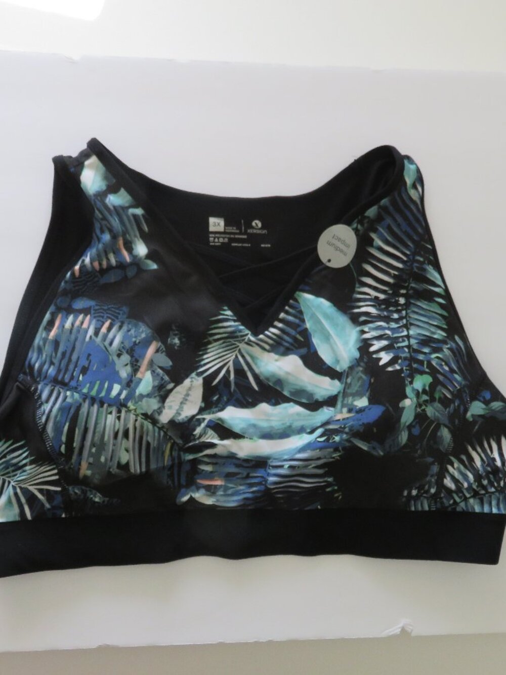 (#100) Xersion Medium Support Sports Bra Size 3X
